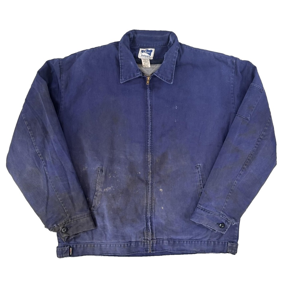 Bulwark Jacket Mens XLT Blue Flame Resistant Insulated Workwear Bomber USA